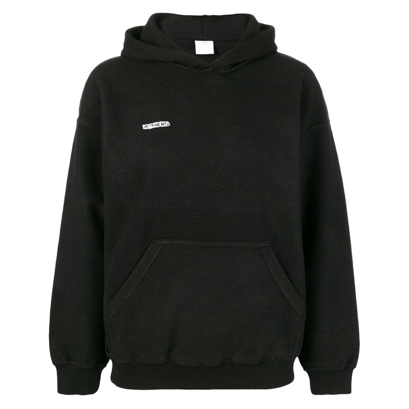 14주년 백패치 로고 후드티 블랙 WAH19TR107 BLACK - Vetements