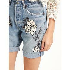 17SS 블리스앤미스치프 Shadow Flower 데님 쇼츠 썸네일 4