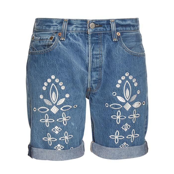 블리스앤미스치프 Eyelet Bandana 데님 쇼츠 1050129 - Bliss and Mischief 