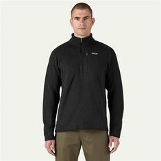 Mens Better Sweater 1/4-Zip Fleece 25523 BLK 썸네일 1