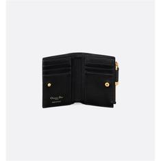 [국내발송] 디올 크리스탈 장식 카로 달리아 반지갑 블랙 S4208UHNN M900 썸네일 2