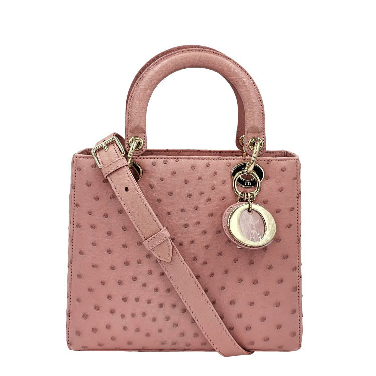 디올 레이디백 오스트리치 미디엄 M056500CC 5037  - Christian Dior