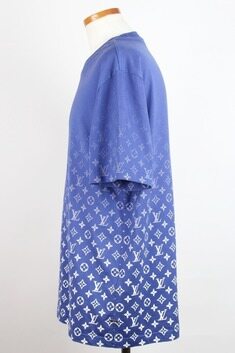 루이비통 모노그램 그라디언트 반팔 티셔츠 블루 XL(105) 썸네일 3