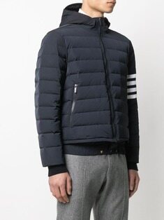 톰 브라운 남성 패딩 25FW 톰브라운 사선 트윌 다운 패딩 MJD087X 썸네일 4