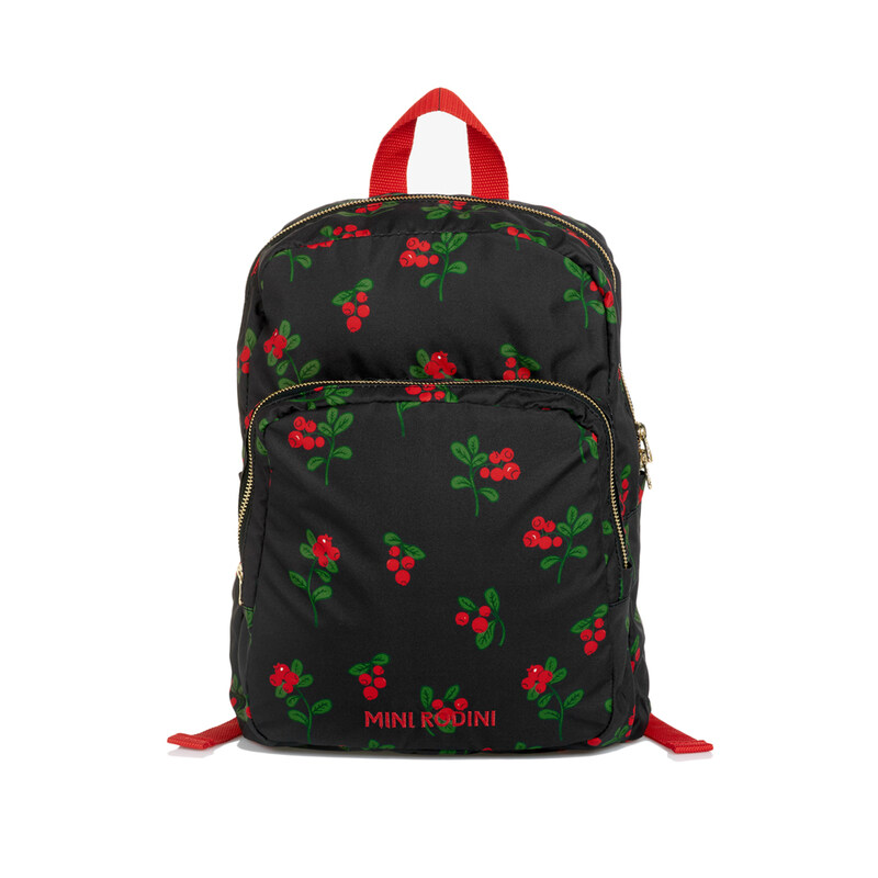키즈 링곤베리 백팩 블랙 25760104 99 - Mini Rodini