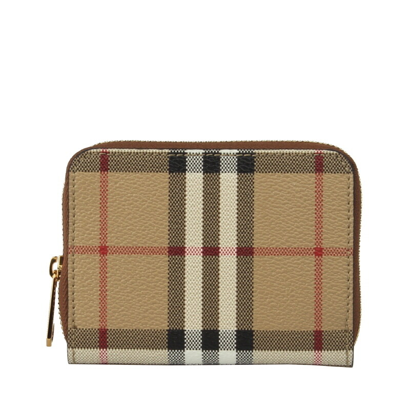 버버리 스몰 체크 지퍼  지갑 8109810 - Burberry