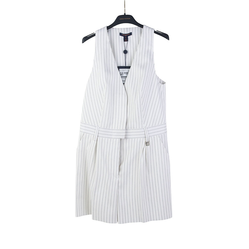 루이비통 1AFMIS GILET COMBI PANTS 스트라이프 점프 수트 38 (24년국내인보이스) 35842-4 - Louis Vuitton