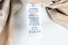 버버리 체크 코튼 오버핏 셔츠 베이지 L(100) 썸네일 7