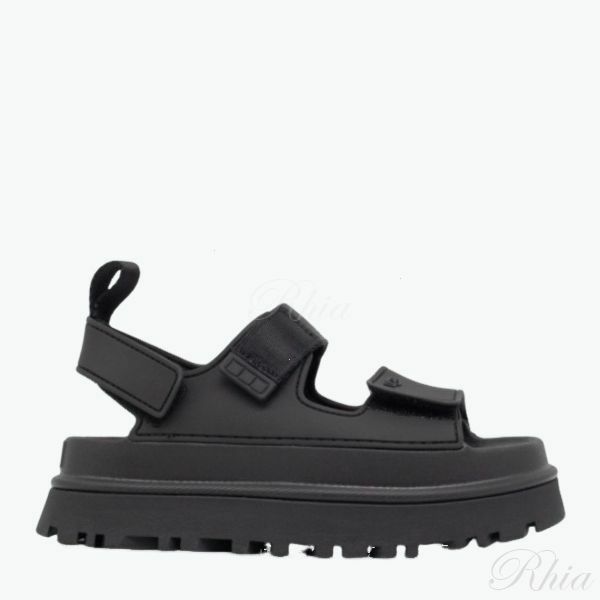 어그 26SS 골든글로우 플랫폼 스트랩 샌들 블랙 1152685 - Ugg
