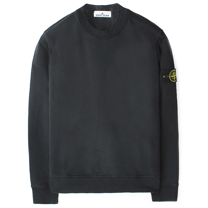 24SS 스톤 와펜 라운드 맨투맨 다크그레이 801563051 V0065 - Stone Island