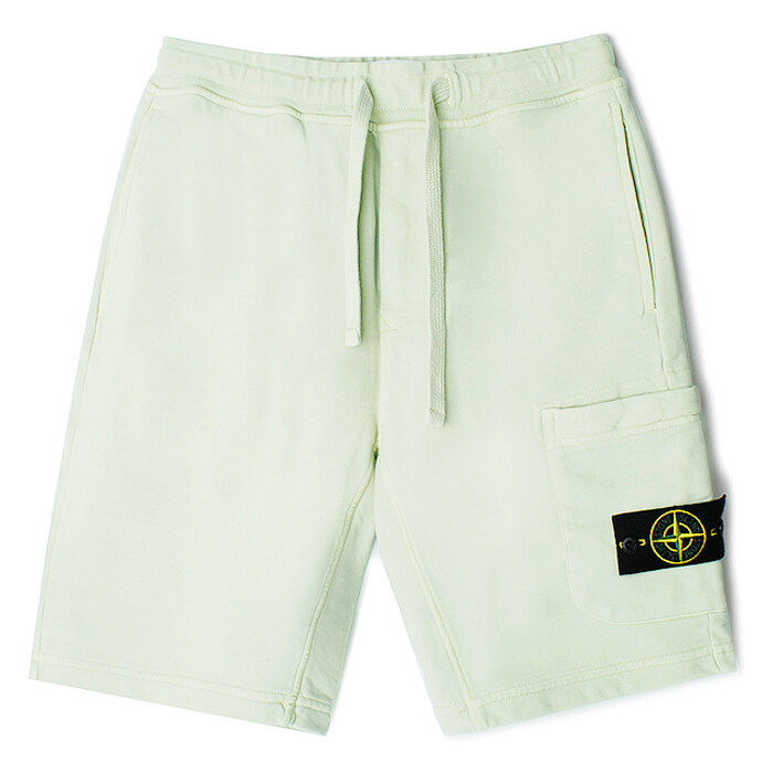 24SS 스톤 와펜 트레이닝 반바지 라이트그린 801564651 V0051 - Stone Island