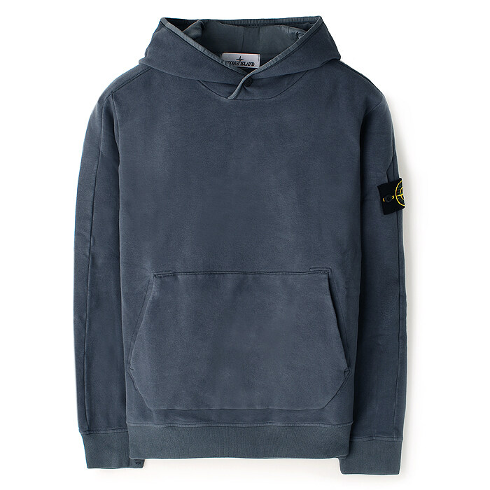 23FW 스톤 기모 후드 맨투맨 다크그레이 791561252 V0062 - Stone Island