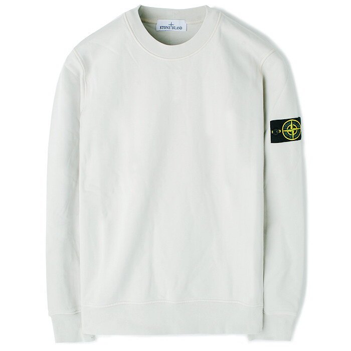 23FW 스톤 와펜 라운드 맨투맨 연베이지 791563051 V0097 - Stone Island