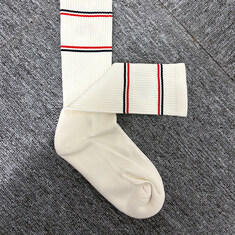 논현 더팩토리 25FW 오트리 X 메종 키츠네 로고 양말 / 화이트 (SOPUMK4W) 썸네일 4