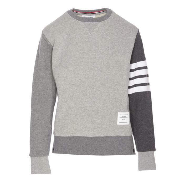 톰브라운 클래식 루프백 릴렉스핏 맨투맨 FJT062F 00535 982 - Thom Browne
