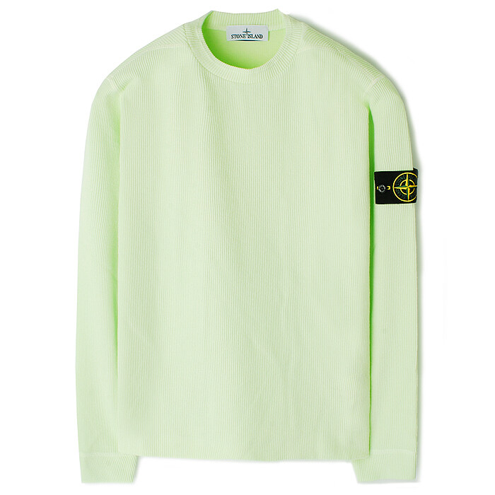 23SS 스톤 와펜 골지 롱슬리브 멜론 781565656 V0052 - Stone Island