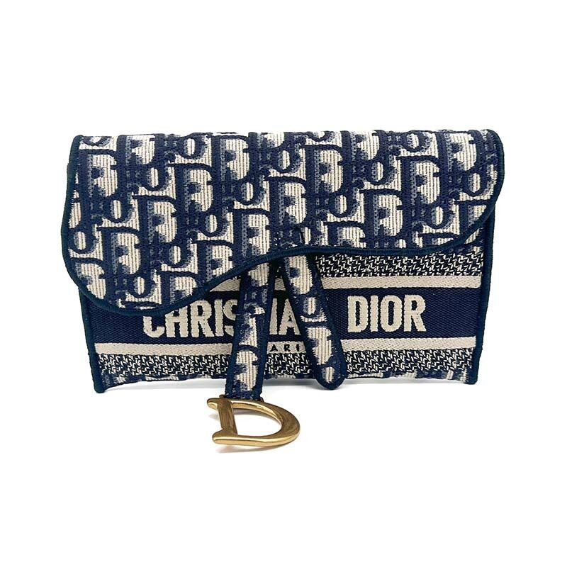 디올 오블리크 새들 슬림 파우치 크로스백 9272507180 - Christian Dior