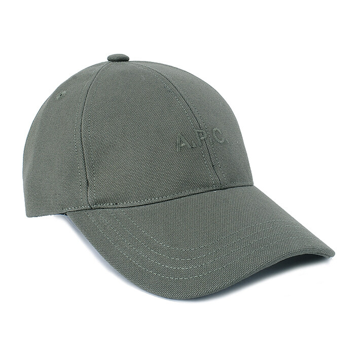 23SS 아페쎄 로고 찰리 캡모자 카키 COCPR M24069 JAC - A.P.C.