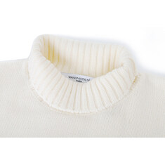 22FW 메종키츠네 하이넥 니트 아이보리 JM00560KT1063 썸네일 2