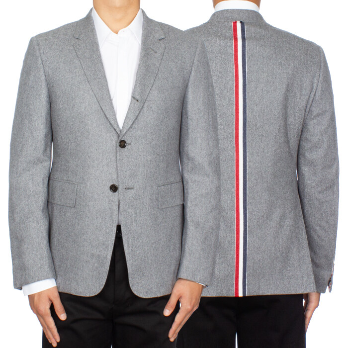 톰브라운 남성 삼선 울 캐시미어 블레이저 자켓 MJC317A 07478 035 - Thom Browne