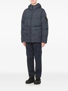 스톤 아일랜드 남성 패딩 25FW 스톤아일랜드 크링클랩스 후드 다운 패딩 K2S154100011S0A23 썸네일 2