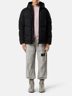 스톤 아일랜드 남성 패딩 25FW 스톤아일랜드 크링클랩스 후드 다운 패딩 K2S154100011S0A23 썸네일 6