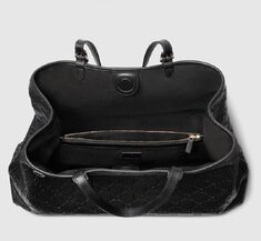 [비엔비명품관] GUCCI 구찌 여성 엠블럼 라지 토트백 숄더백 썸네일 3