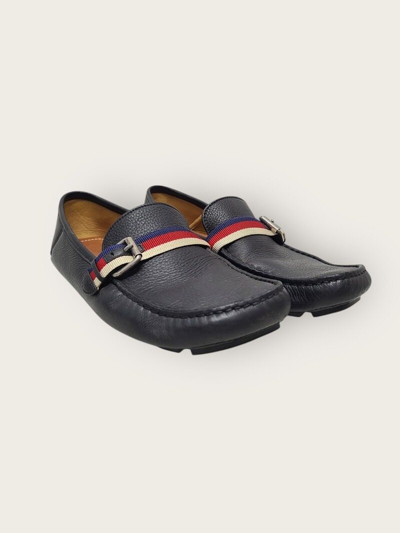 [중고명품/루이스잇] 6 / 구찌 실비 웹 꿀벌 드라이빙 로퍼 - Gucci