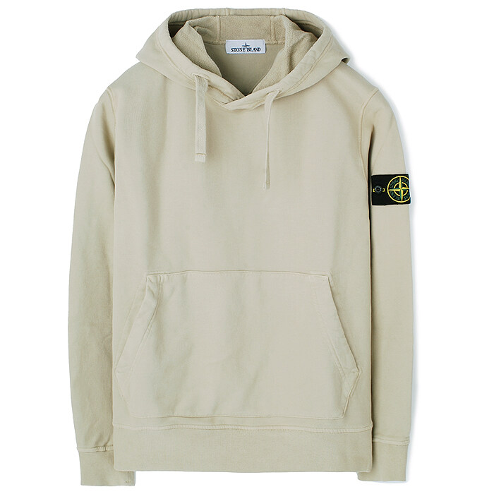 22FW 스톤 기모 후드 맨투맨 베이지 771564120 V0090 - Stone Island