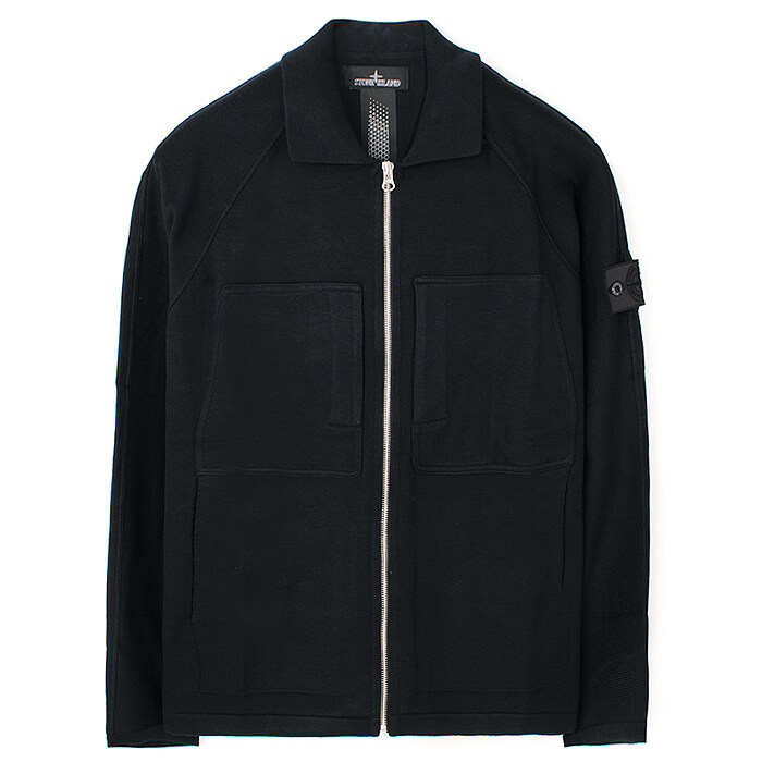 22FW 스톤 쉐도우 집업 가디건 블랙 77195051S V0029 - Stone Island