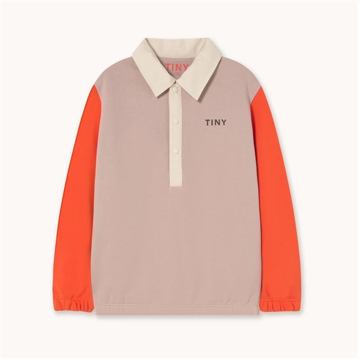AW25 270 P06 타이니코튼 COLOR BLOCK POLO SLEEVE TEE - Tiny Cottons