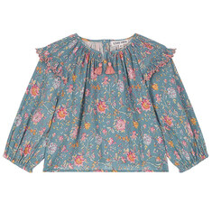 23FW 키즈 IRIS 플로럴 패턴 블라우스 B0160 BLROS 썸네일 1