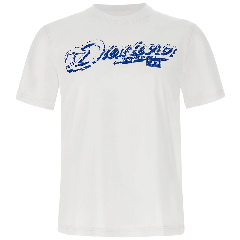 25SS T-ADJUST-R7 로고 티셔츠 A16406 0QIAM 100 - Diesel