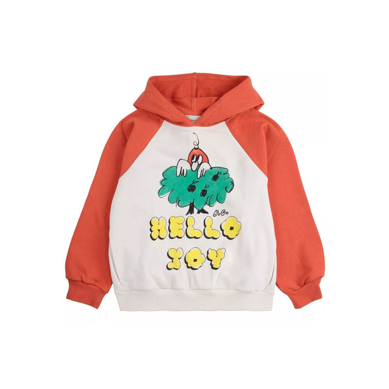 25SS 키즈 헬로우 조이 후드티 B125AC044 991 - Bobo Choses