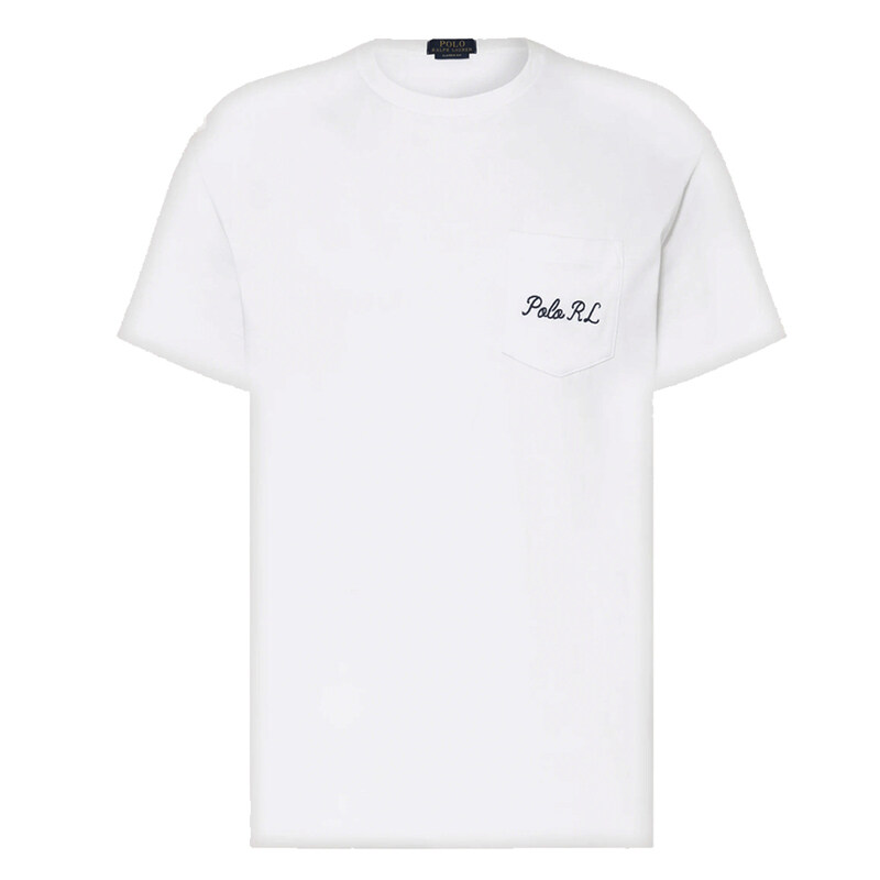 25SS 로고 자수 크루넥 포켓 티셔츠 710969631 001 - Polo Ralph Lauren