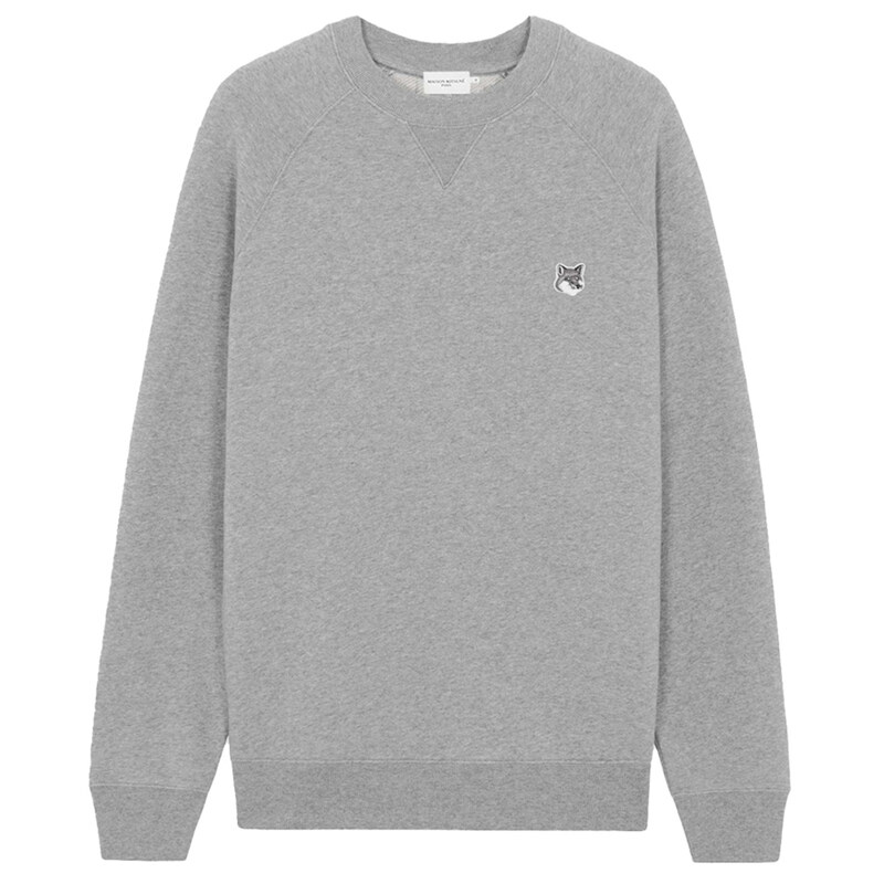 23FW 폭스 헤드 패치 맨투맨 GM00333KM0002 H150 - Maison Kitsune