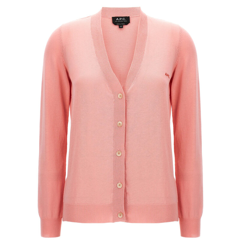 24SS 벨라 BELLA 로고 자수 가디건 COEZJ F22249 FAA - A.P.C.