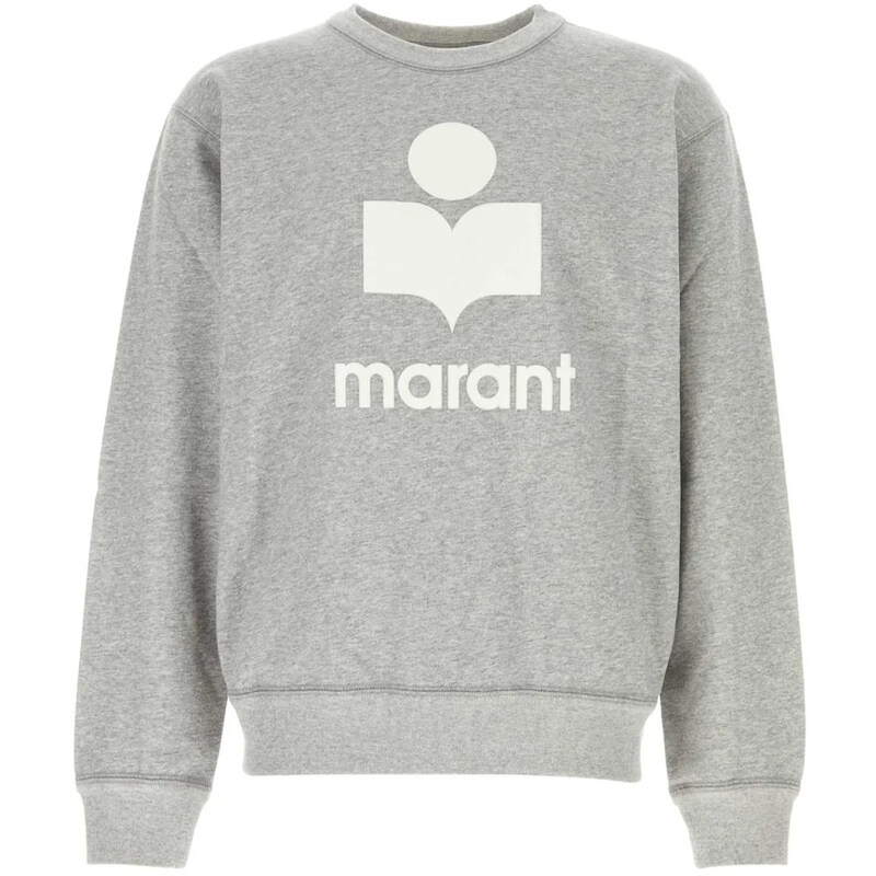 24FW 미코이 MIKOY 로고 맨투맨 SW0029HA B1M18H GYWH - Isabel Marant