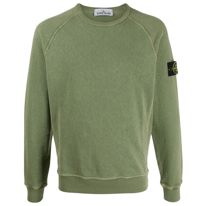 11주년 와펜 워시드 나그랑 맨투맨 721566060 V0158 - Stone Island