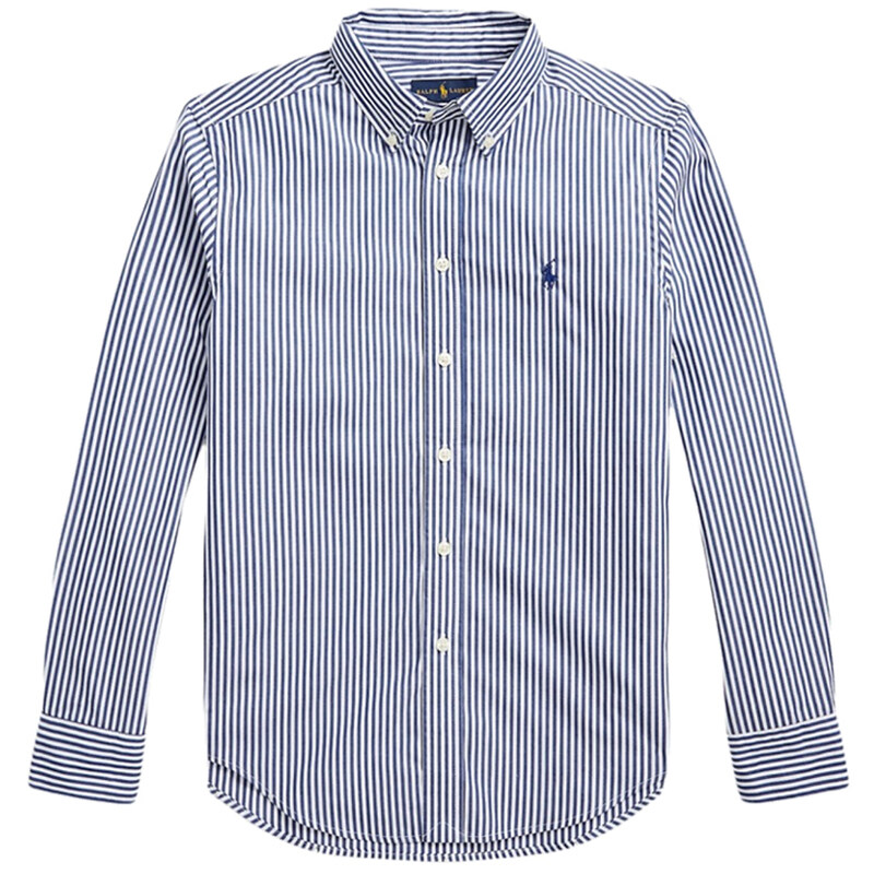 23FW 키즈여성 포니 로고 스트라이프 셔츠 862260 002 - Polo Ralph Lauren
