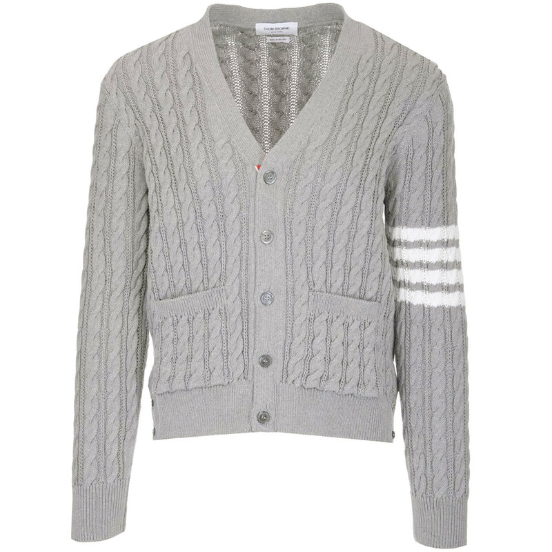24FW 사선 케이블 가디건 MKC396A Y3017 055 - Thom Browne