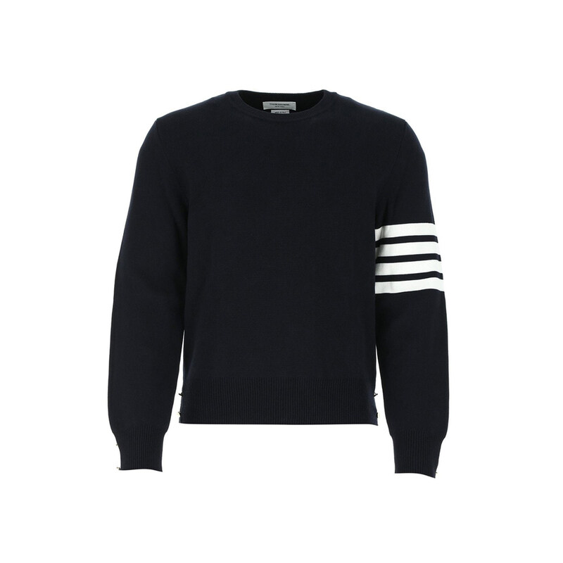 24FW 사선 밀라노 스티치 니트 MKA202A 00219 415 - Thom Browne