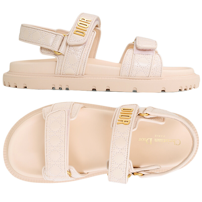 25SS 디올 액트 더블 스트랩 샌들  KCO005CQC 34P - Chloe