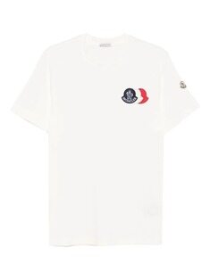 몽클레어 남성 티셔츠 25FW 몽클레르 자수 3컬러 로고 티셔츠 8C00056 썸네일 5