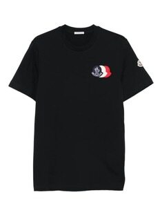몽클레어 남성 티셔츠 25FW 몽클레르 자수 3컬러 로고 티셔츠 8C00056 썸네일 1