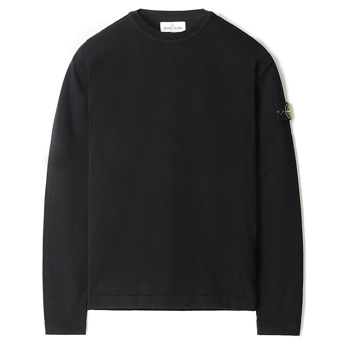 21SS 스톤주니어 니트 블랙 7416509A2 V0029 10A12A - Stone Island