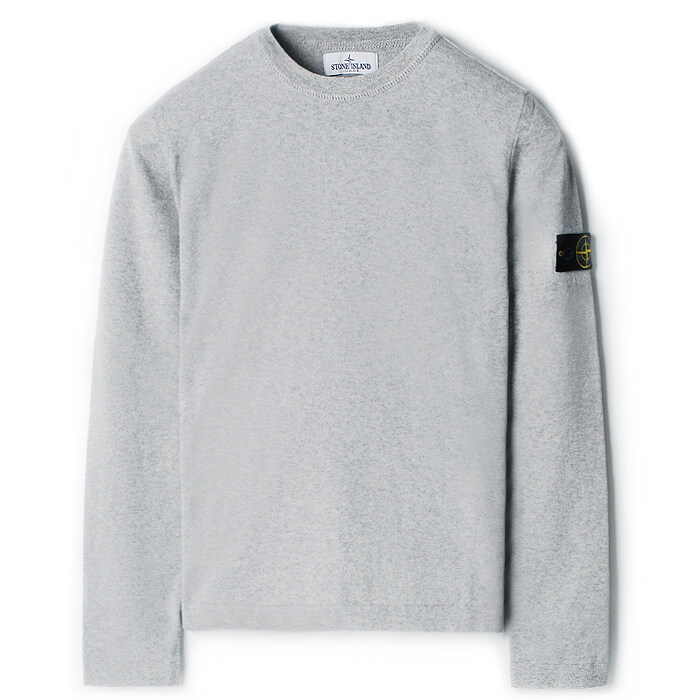 21SS 스톤주니어 니트 멜란지그레이 7416509A2 V0M64 8A - Stone Island