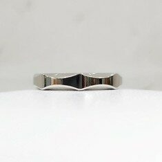 [럭스유] 불가리 다이아 1P 인피니토 웨딩밴드 링 18K 화이트골드 48호 썸네일 2