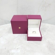 [럭스유] 불가리 다이아 1P 인피니토 웨딩밴드 링 18K 화이트골드 48호 썸네일 5