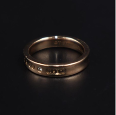 Tiffany&Co(티파니) 18K 로즈 골드 티파니 1837™ 2P 다이아 네로우 링 11.5호 썸네일 5